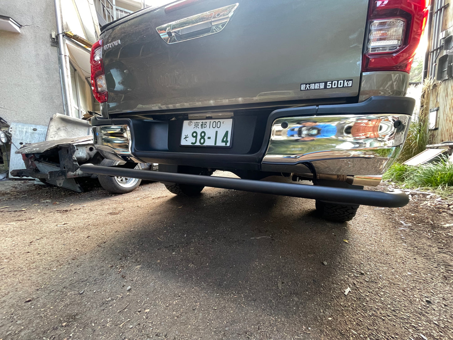 ハイラックスのステップバンパー