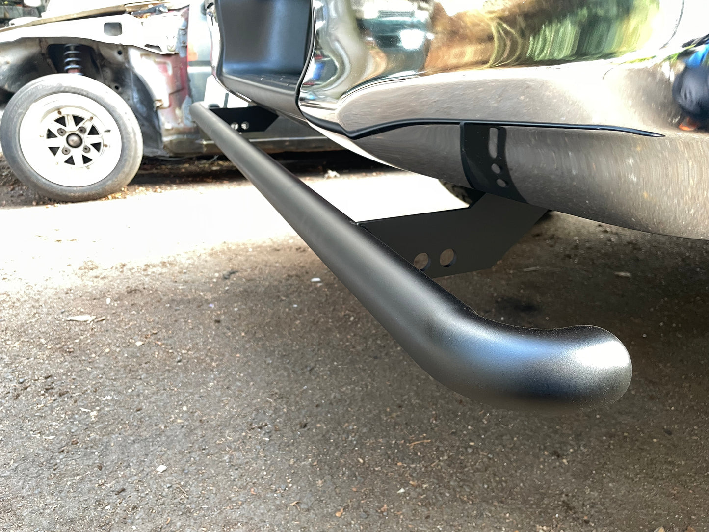 ハイラックスのステップバンパー